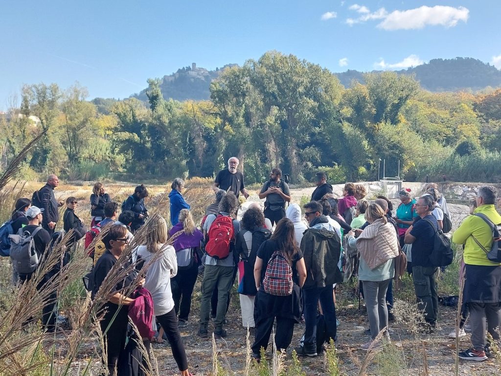 Gemellaggio dei Mulini Santolini sosta fiume